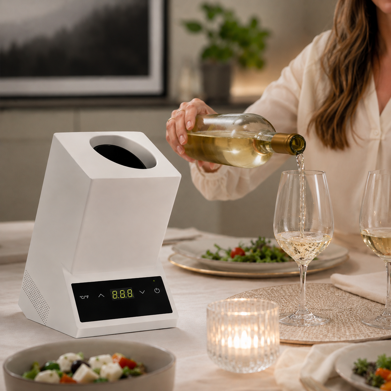 Cool & Serve | Elektrischer Weinkühler