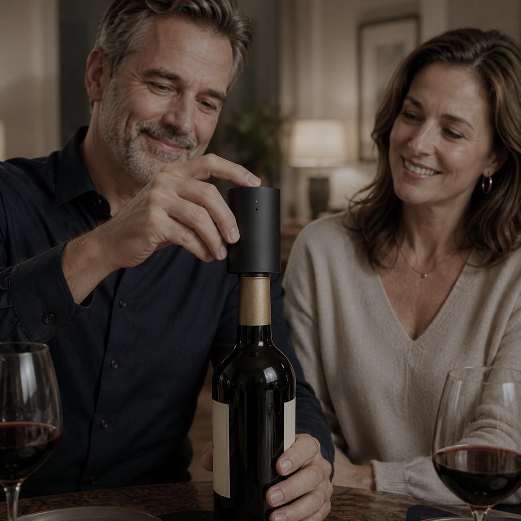 Sip & Save | Elektrischer Vakuum-Weinstopper