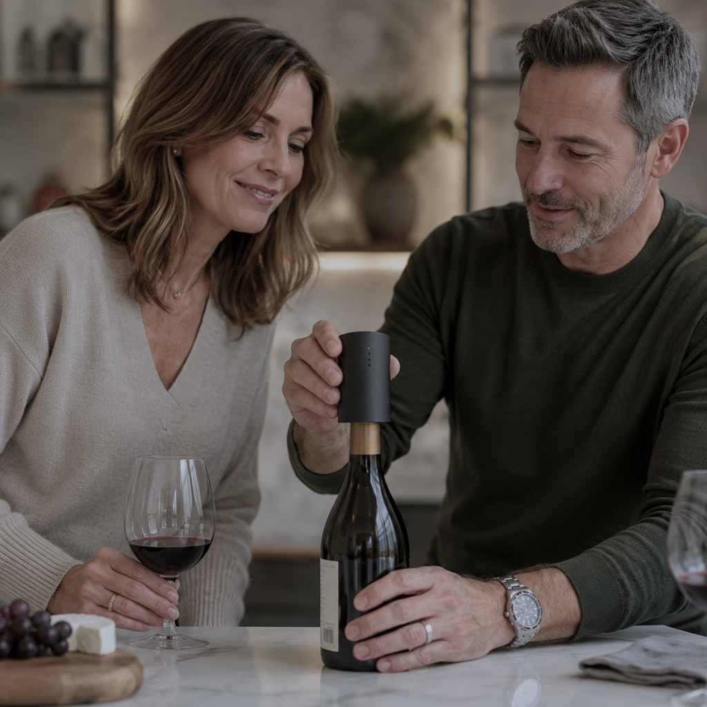 Sip & Save | Elektrischer Vakuum-Weinstopper