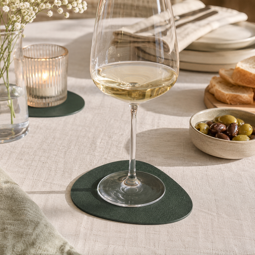 Sip & Style  | Vegane Leder-Untersetzer