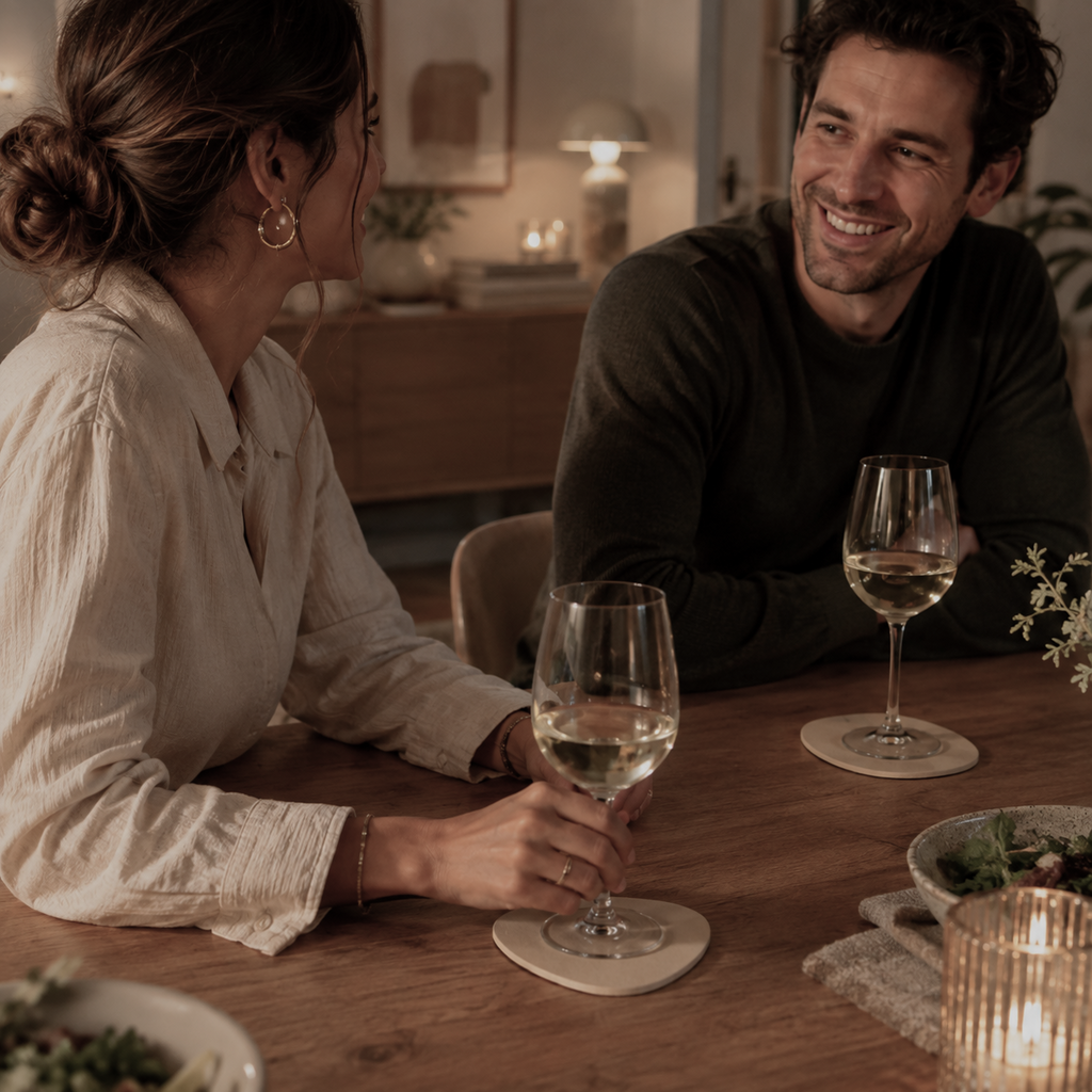 Sip & Style  | Vegane Leder-Untersetzer