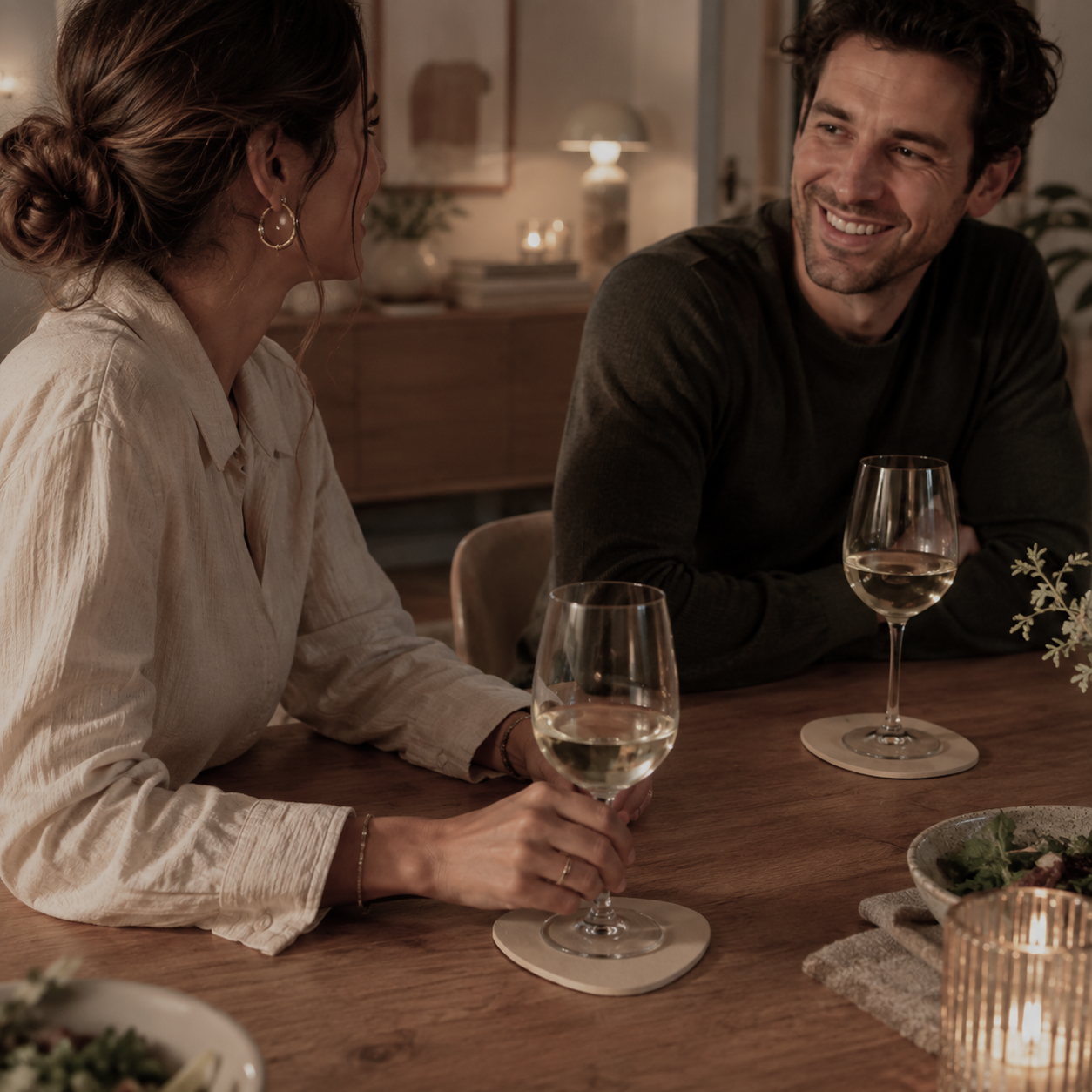 Sip & Style  | Vegane Leder-Untersetzer
