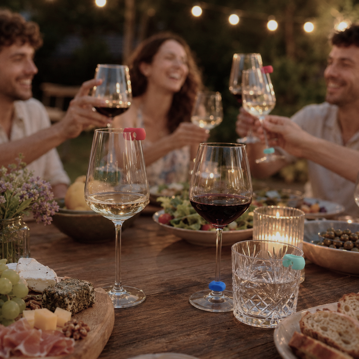 Sip & Spot  | Silikon-Glasmarker 12 tlg.