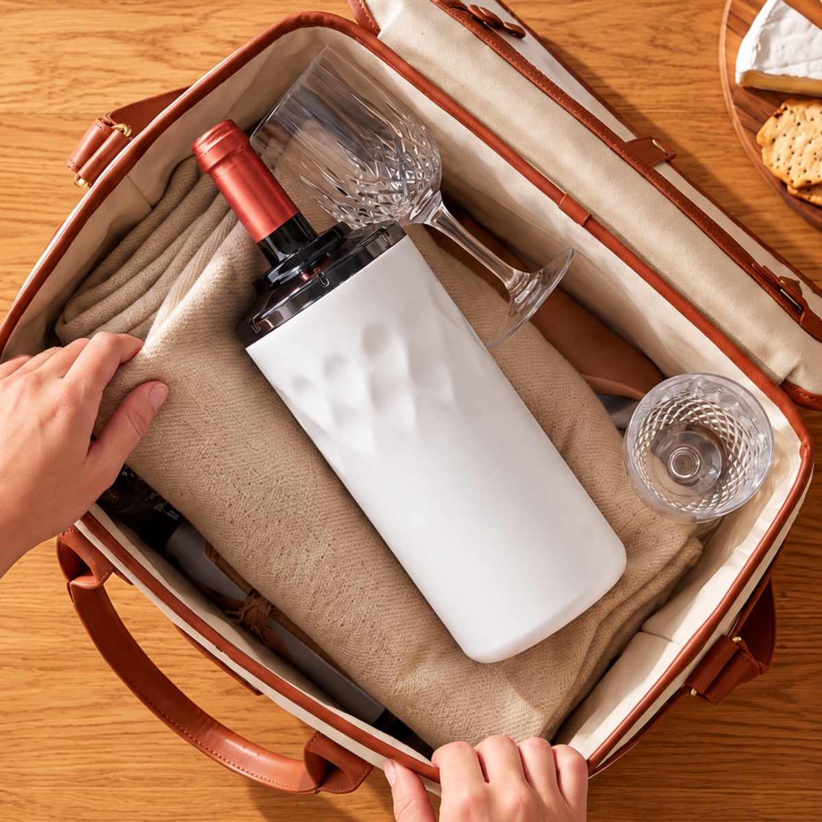 Cool & Carry | To-Go Edelstahl-Weinkühler