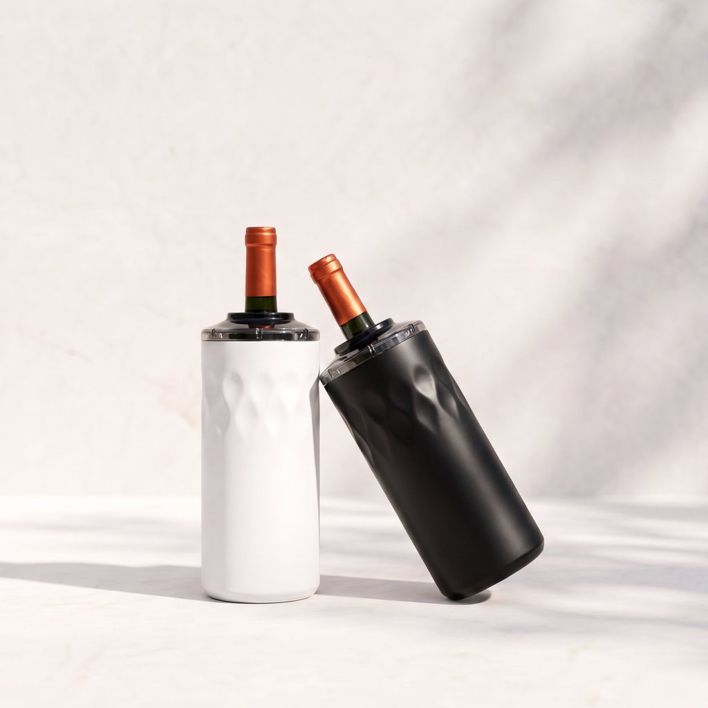 Cool & Carry | To-Go Edelstahl-Weinkühler + Geschenk