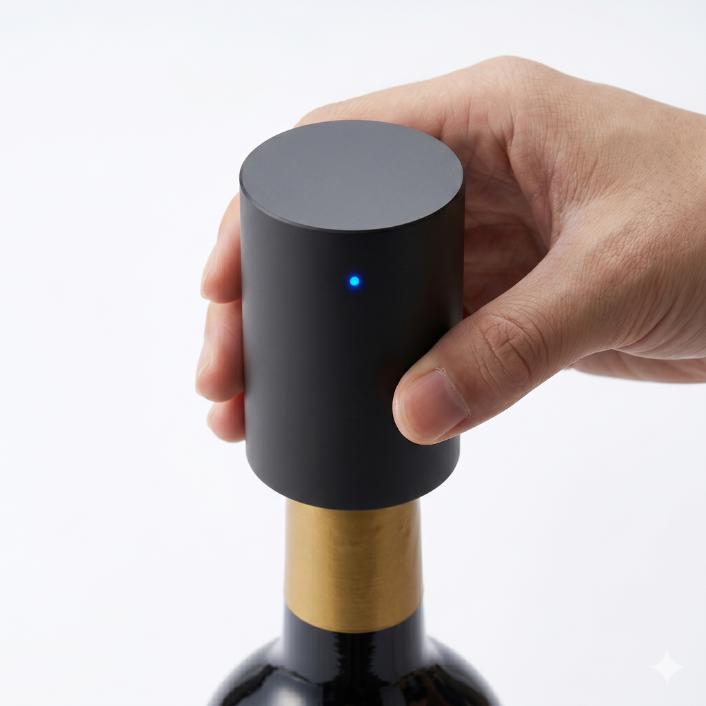 Sip & Save | Elektrischer Vakuum-Weinstopper